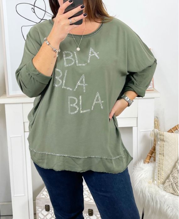 GROTE MAAT TRUI BLA BLA BLA 2107 MILITARY GREEN