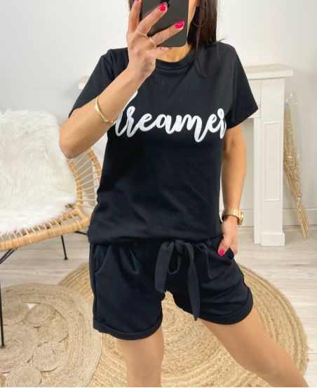 DREAMER PE928 T-SHIRT SCHWARZ