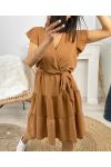 PE174 CAMEL DRESS