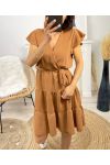 PE174 CAMEL DRESS