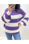 PULLOVER DOUX RAYE AH11 VIOLET