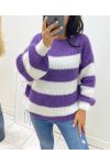 PULLOVER DOUX RAYE AH11 VIOLET