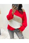 PULLOVER LUREX AH02 RED