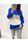 PULLOVER LUREX AH02 ROYAL BLUE