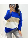 PULLOVER LUREX AH02 BLEU ROYAL