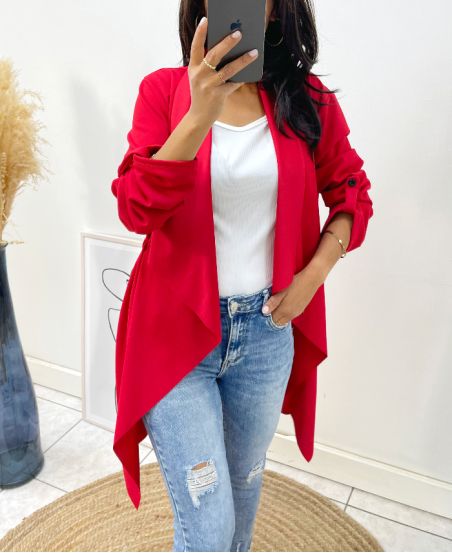 GILET FIN AH47 ROUGE