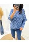 PULLOVER IMPRESS AH53 BLAU