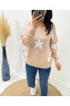 WOLLPULLOVER STAR AH90 PINK