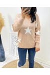 WOLLPULLOVER STAR AH90 PINK