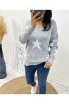 PULLOVER IN LANA STAR AH90 GRIGIO CHIARO