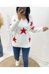 WOLLPULLOVER STAR AH90 WEISS