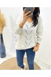 PULLOVER AH116 BEIGE