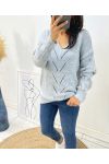 SWEATER AH116 LIGHT GREY