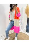 GILET MOHAIR "FAVORITE" AH95 ARANCIO