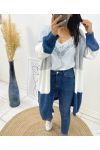 MOHAIR VEST "FAVORITE" AH95 GREY