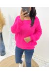 MAGLIONE MORBIDO AH119 FUSHIA