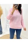 MAGLIONE MORBIDO AH119 ROSA