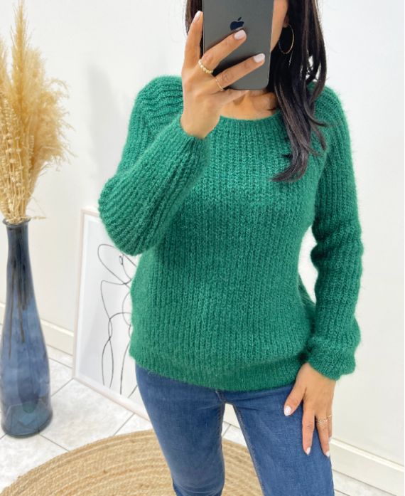 SOFT SWEATER AH119 GREEN