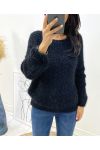 SOFT SWEATER AH119 CZARNY