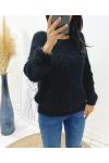 SOFT SWEATER AH119 BLACK