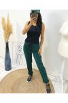 VELVET EFFECT BROEK AH162 GROEN