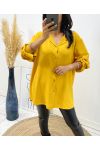 CHEMISE OVERSIZE AH256 MOUTARDE