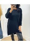 MAGLIONE LUNGO AH236 NERO