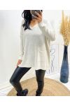 MAGLIONE IN LANA 2 SACCHETTI AH179 BEIGE