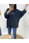 CURVY TOP OVERSIZED COLLECTIE AH300 ZWART