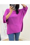 COLLECTION CURVY TOP OVERSIZE AH300 PRUNE