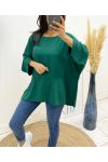 CURVY TOP OVERSIZE COLLECTION AH300 ZIELONY