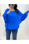 TOP VOILAGE DOUBLE AH313 BLEU ROYAL