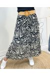 PRINTED ANIMAL SKIRT AH251 ZEBRE