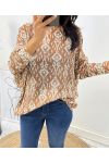 SWEATER IMPRESS AH112 CAMEL