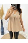 TOP CARACO LACE AH296 BEIGE