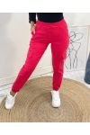 PANTALON CARGO AH448 ROUGE