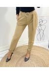 RIEM BROEK GESP S-M-L-XL AH345 BEIGE