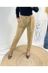 RIEM BROEK GESP S-M-L-XL AH345 BEIGE