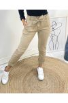 PANTS + BELT TO tie AH430 BEIGE