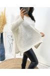 OVERSIZE LARGE MESH SWEATER AH171 BEIGE