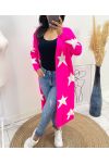 LONG VEST STAR AH481 FUSHIA