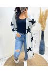 LONG VEST STAR AH481 GREY