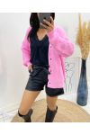 GILET ROSA AH507 SHORT BUTTON