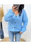 GILET DOUX AH451 BLEU CIEL