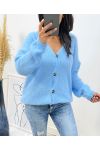 GILET DOUX AH451 BLEU CIEL