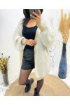 GILET IN MAGLIA LUREX AH543 BEIGE