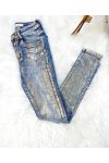 CONFEZIONE 11 JEANS BLU METALLIZZATO ORO AH568