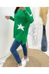 JUMPER "COMFY" STAR AW405 GREEN