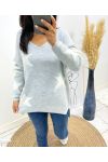 MAGLIONE "COMFY" STAR AW405 GRIGIO