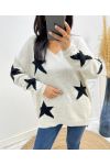 SWETER "COMFY" STAR AW405 BEŻOWY